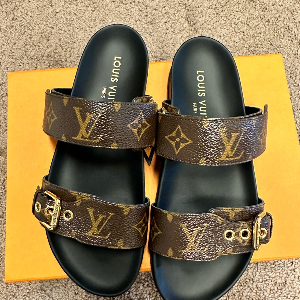 Louis Vuitton Bom Dia Flat Comfort Mule